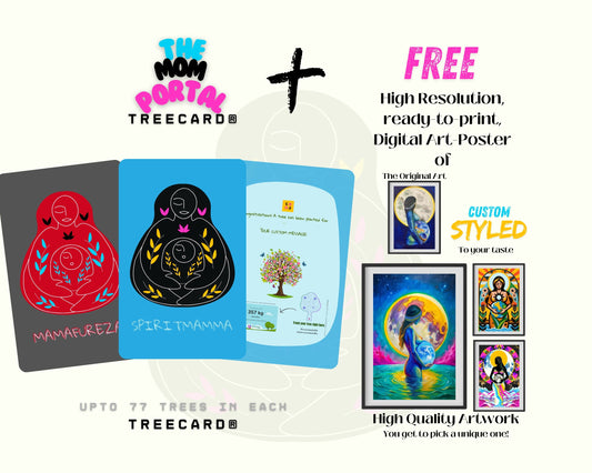 TreeCard® with Free Digital Art Poster ~ The Mom Portal 2024